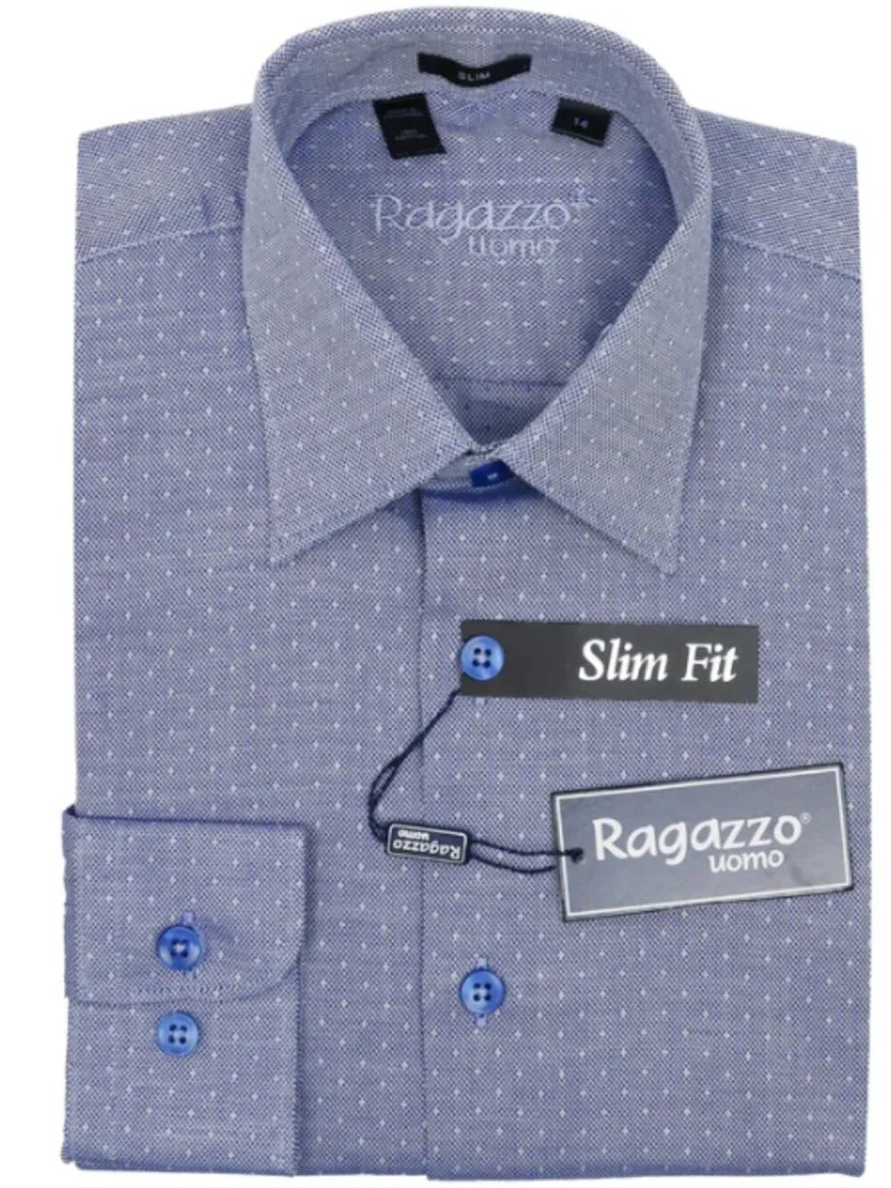 Ragazzo Boys Blue Dress Shirt